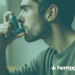 a man using an asthma inhaler - hemppedia